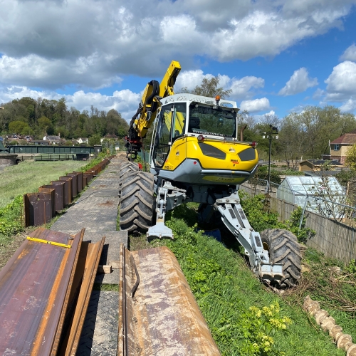 Spider excavator at RTWE