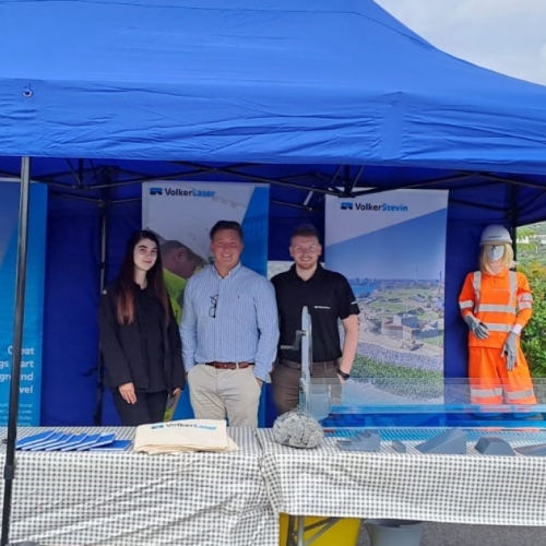 VolkerStevin's stand at a STEM event.