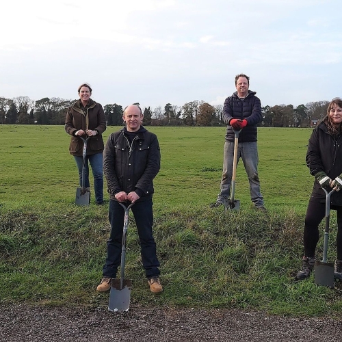 volunteers planted 360 trees in Thetford