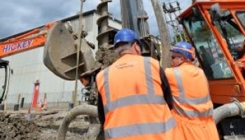 CFA piling at Hornsey