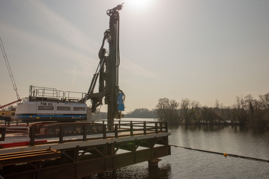 Piling at HS2.