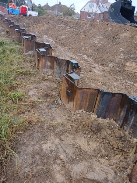 Sheet piling at RTWE