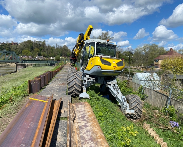 Spider excavator at RTWE