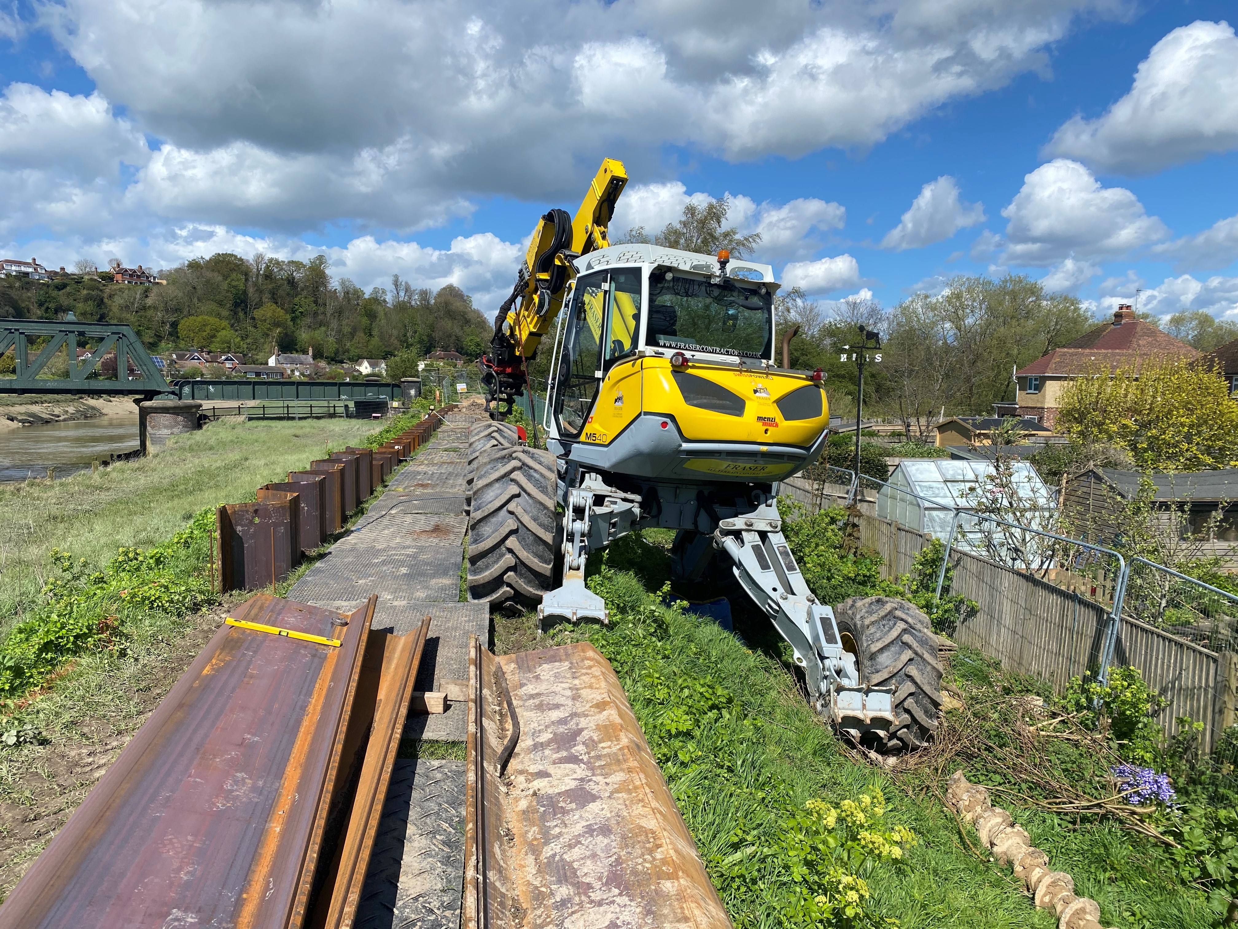 Spider excavator at RTWE